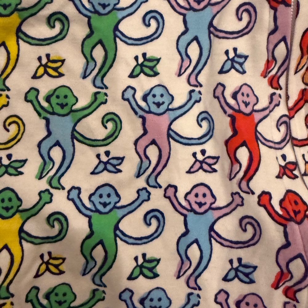 Roller Rabbit Disco Monkey Infant onesie 3-6 months - Picture 2 of 3
